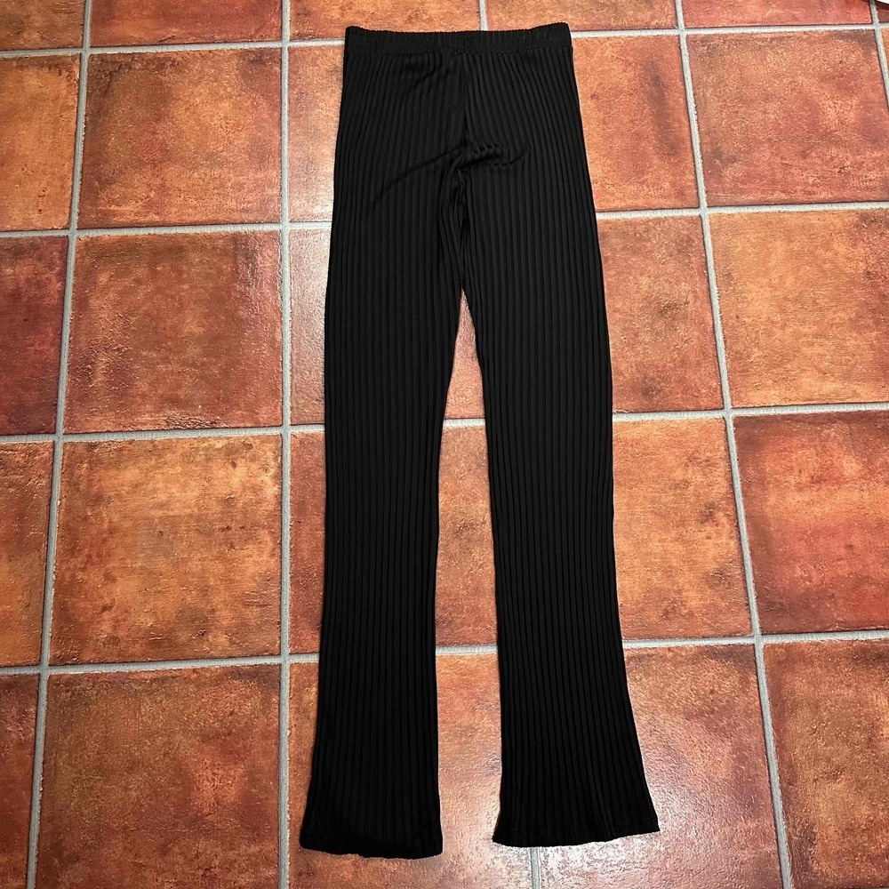 Birgitte Herskind Black Ribbed Rome Pants Size Small - Picture 9 of 16